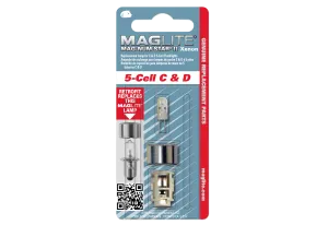 B2B- Replacement Lamp-Bulb for Maglite 5-Cell C & D Flashlight