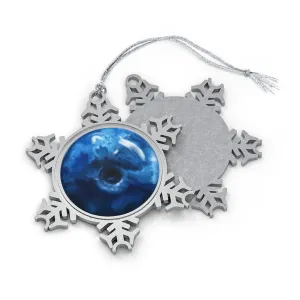 Blueberry Pewter Snowflake Ornament