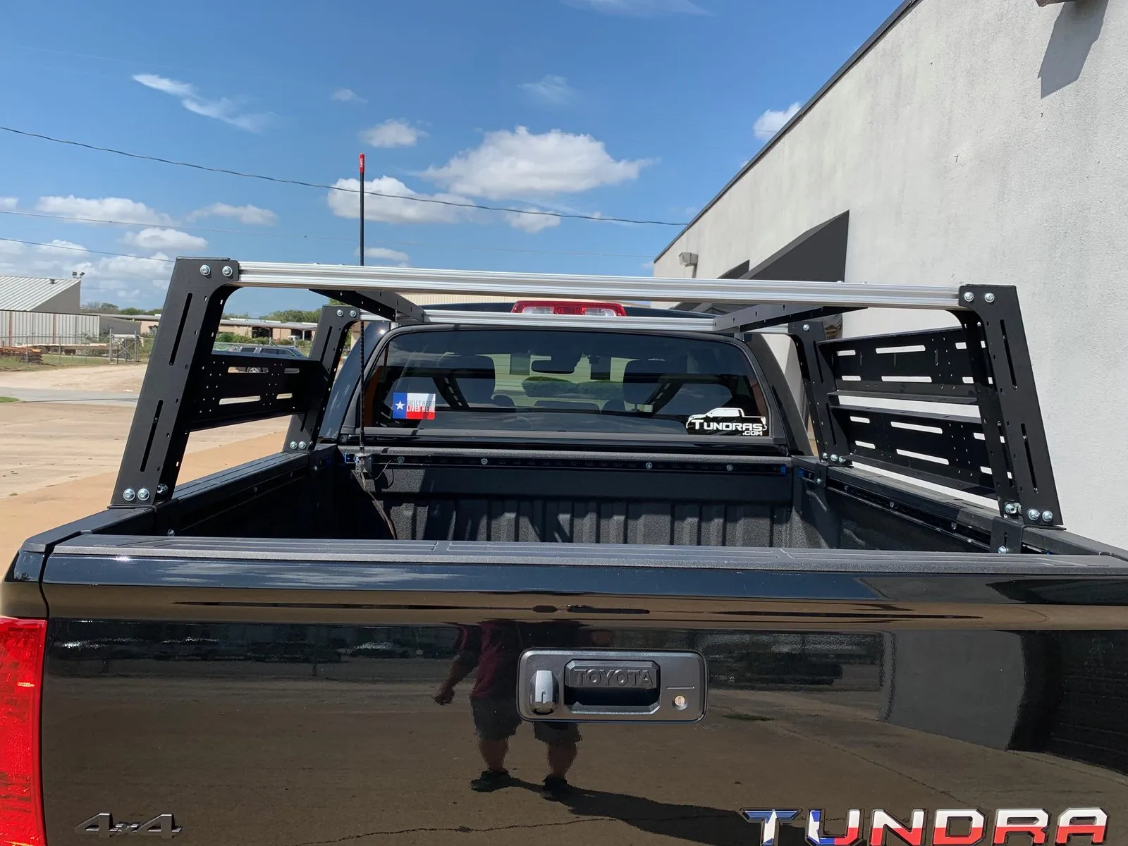 Cali Raised LED Overland Bed Rack For Toyota Tundra 2014 