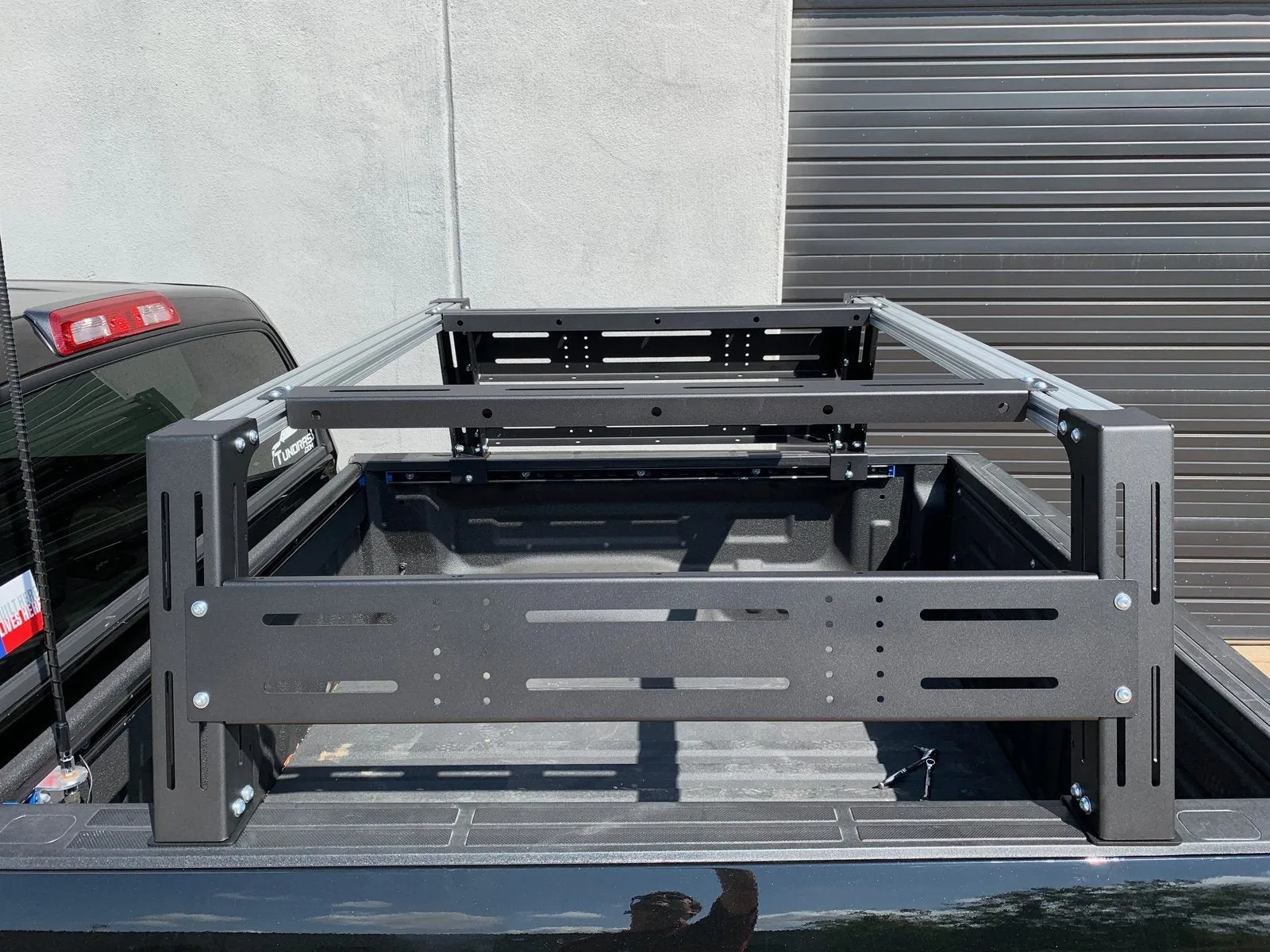 Cali Raised LED Overland Bed Rack For Toyota Tundra 2014 