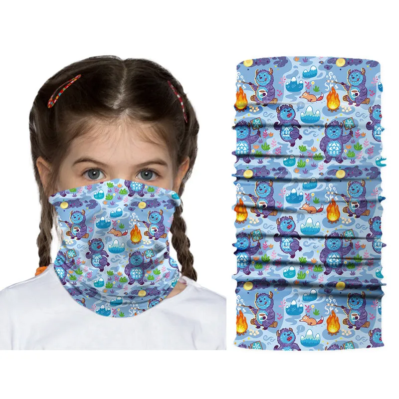 Children's Dustproof Mask Digital Printing Multifunctional Sunscreen Mask