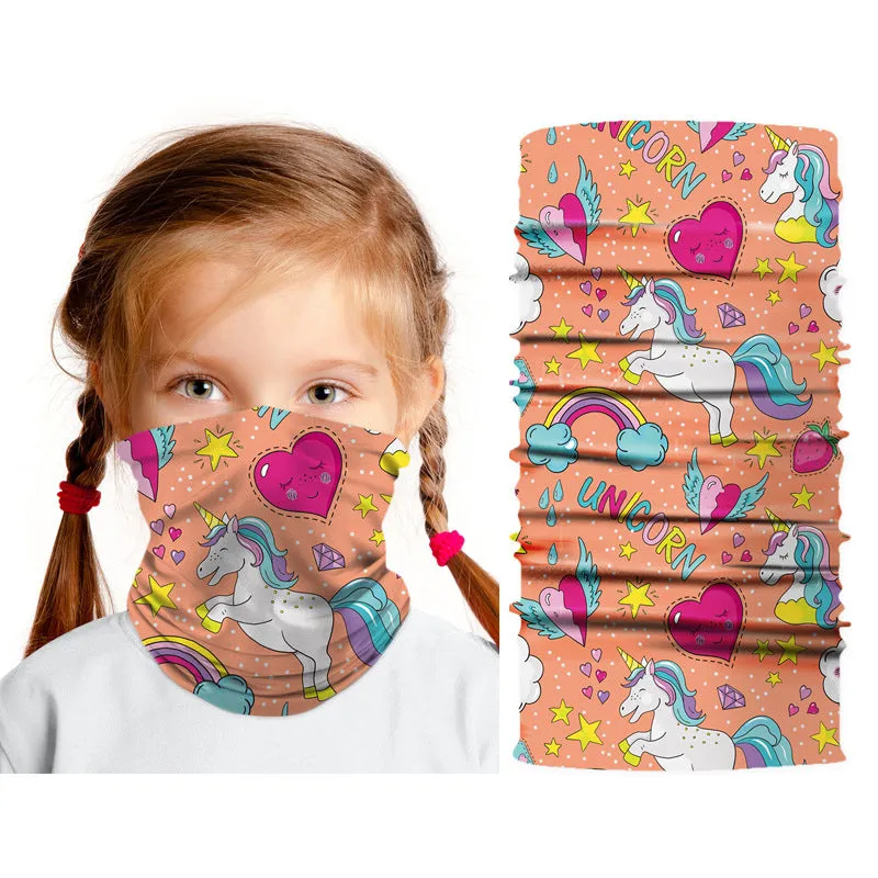 Children's Dustproof Mask Digital Printing Multifunctional Sunscreen Mask