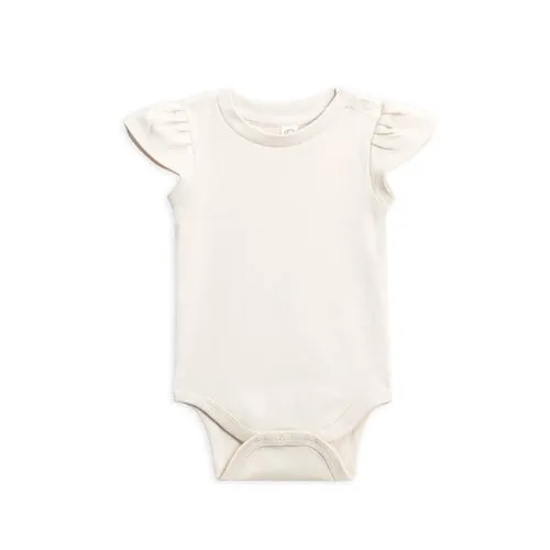 Colored Organics Baby Pearl Petal Sleeve Bodysuit