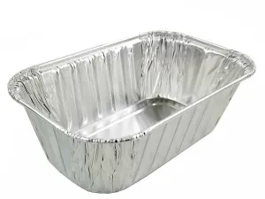 D&W Fine Pack A79 1 lb. Aluminum Foil Mini-Loaf Pan 50/PK