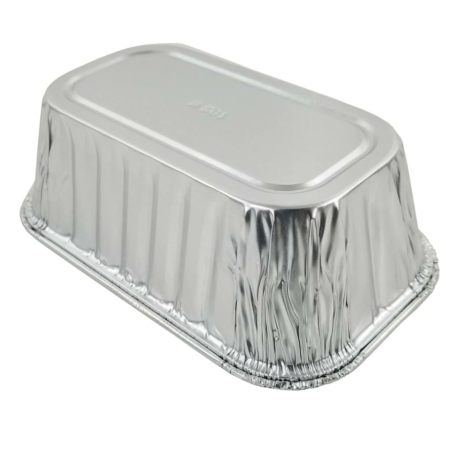 D&W Fine Pack A79 1 lb. Aluminum Foil Mini-Loaf Pan 50/PK