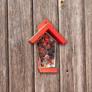 Dan Rouse Red Birdie Bistro Bird Feeder