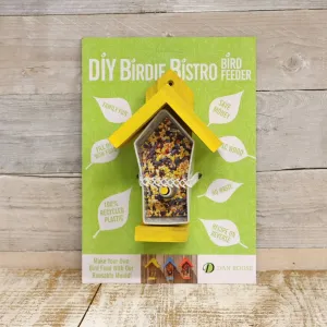 Dan Rouse Yellow Birdie Bistro Bird Feeder