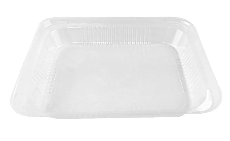 Durable Clear Medium Dome Lid For Half-Size Aluminum Foil Steam Pan 100/CS