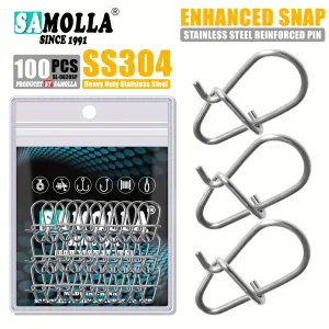 Durable Stainless Steel Snap Pins for Fishing Various Sizes Available