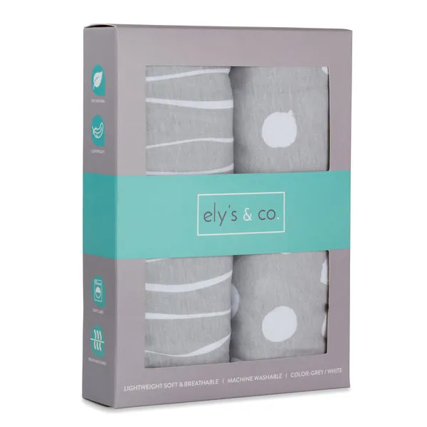 Ely's & Co. Cotton Cradle Sheet/ Changing Pad Cover - 2 Pack