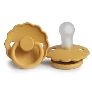 Frigg Daisy Silicone Pacifier 6 M | Honey Gold