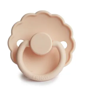 Frigg Daisy Silicone pacifier 6 M | Pink Cream