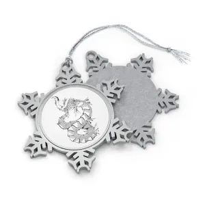 Gydraxis Pewter Snowflake Ornament