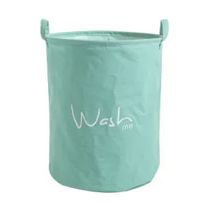 HOKIPO Folding Laundry Storage Basket - Large 46 Ltr, Green