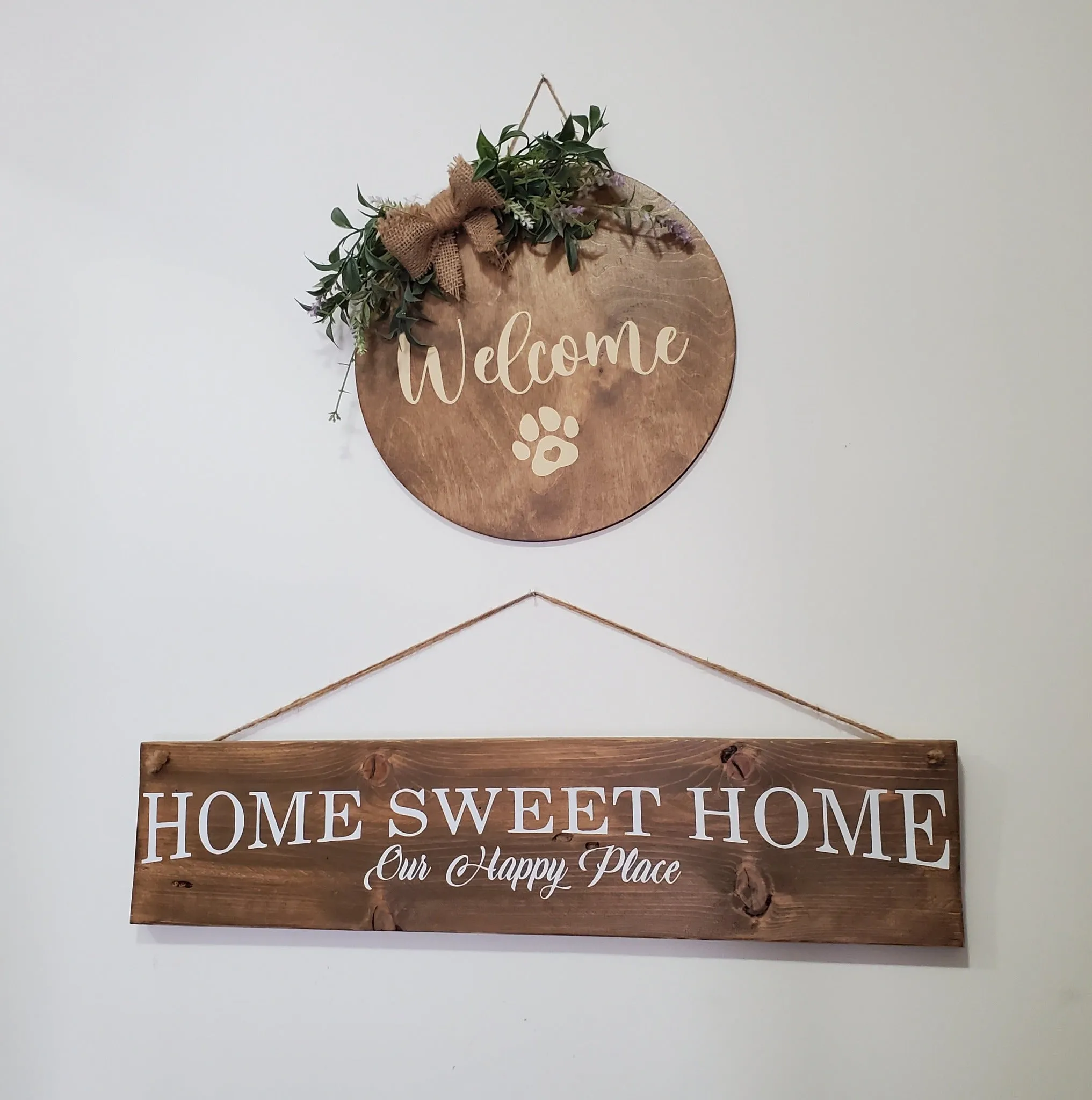 Home Sweet Home Rustic Sign - Add a Touch of Rustic Charm to Your Home Decor