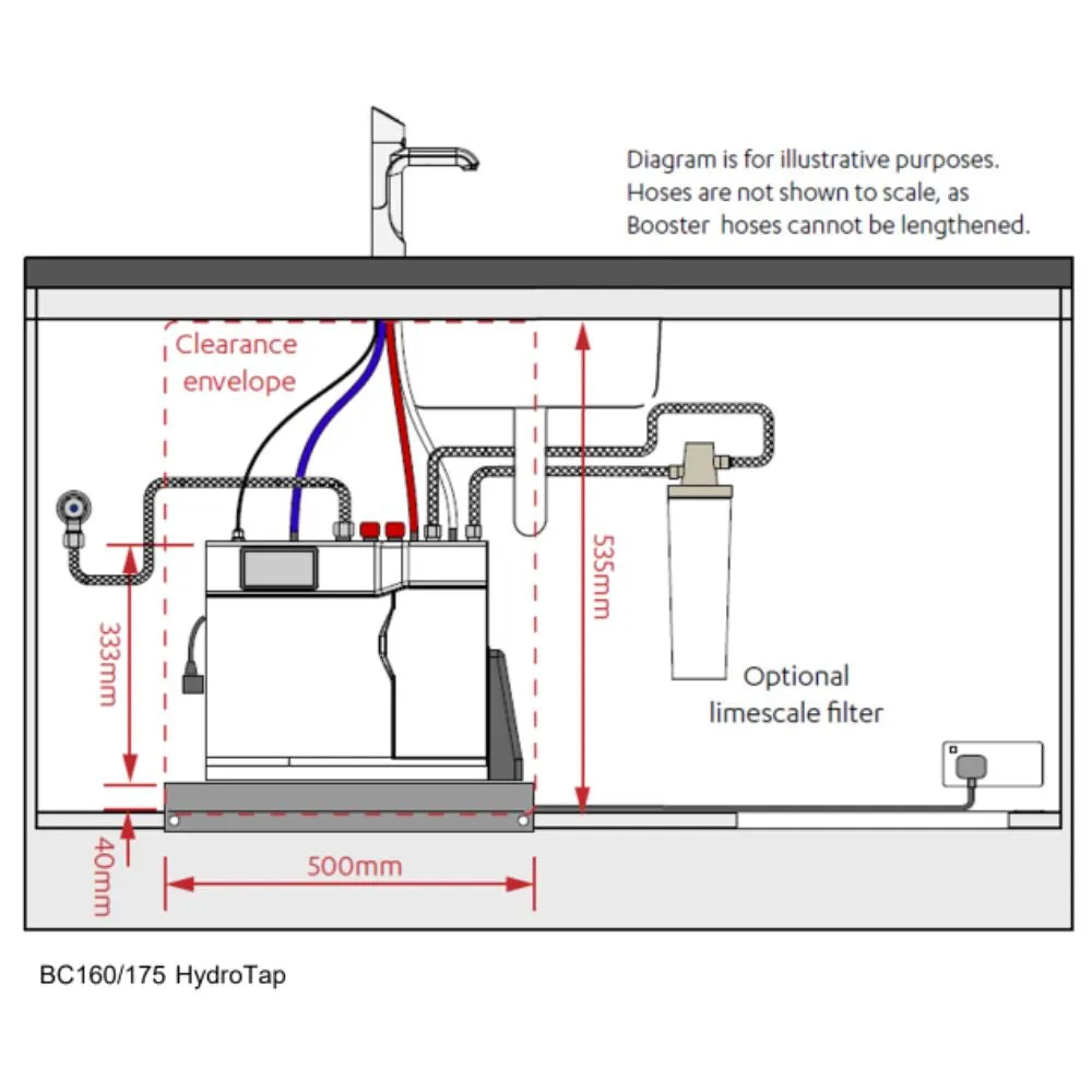 HydroTap G5 Classic Plus Boiling Chilled 160/175 (H55704Z00UK / H55704Z03UK)