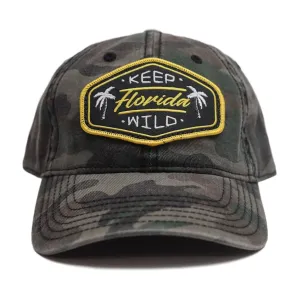 KEEP FL WILD UNSTRUCTURED HAT - CAMO