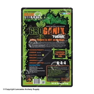 Killer Food Plots Groganix Fusion Gen II 4-4-4 Fertilizer 40lb