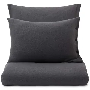 Louredo Jersey Bed Linen [Charcoal melange]