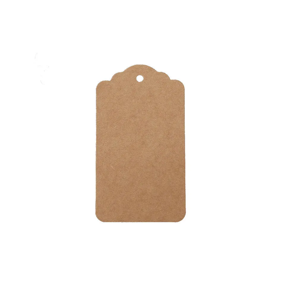 Rectangle Blank Kraft Hang Gift Card