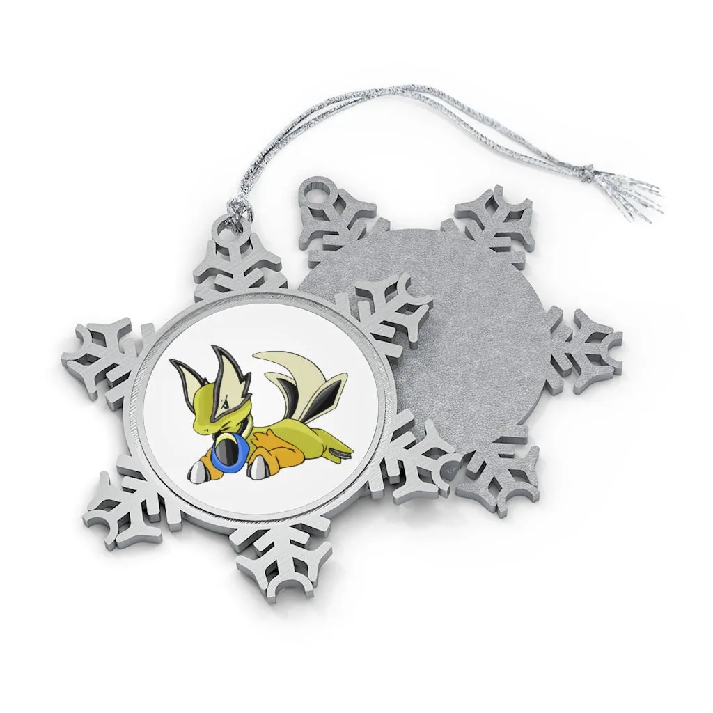 Sporela Pewter Snowflake Ornament