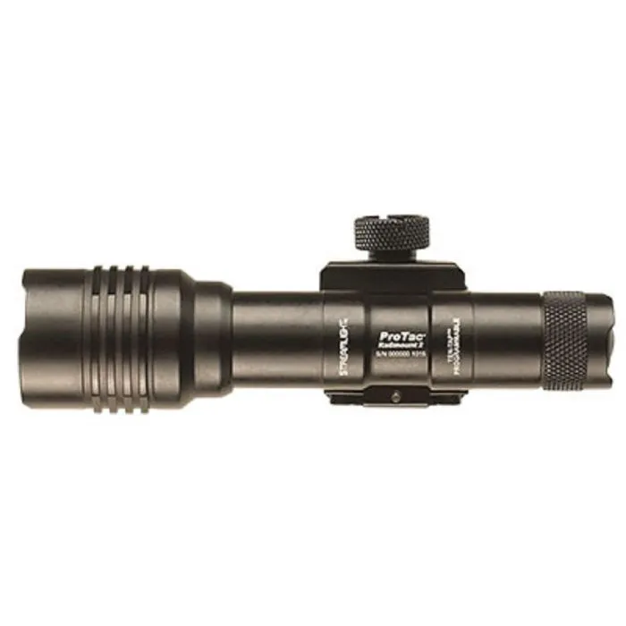 Streamlight ProTac Rail Mount 2 88059 Waterproof Tactical Long Gun Light, Black, 1 Each