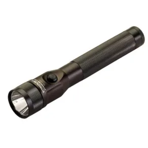 Streamlight Stinger DS LED 75813 All Purpose Dual Switch Rechargeable Flashlight With 120V 100V AC And 12V DC Smart Charge, Black, 1 Each