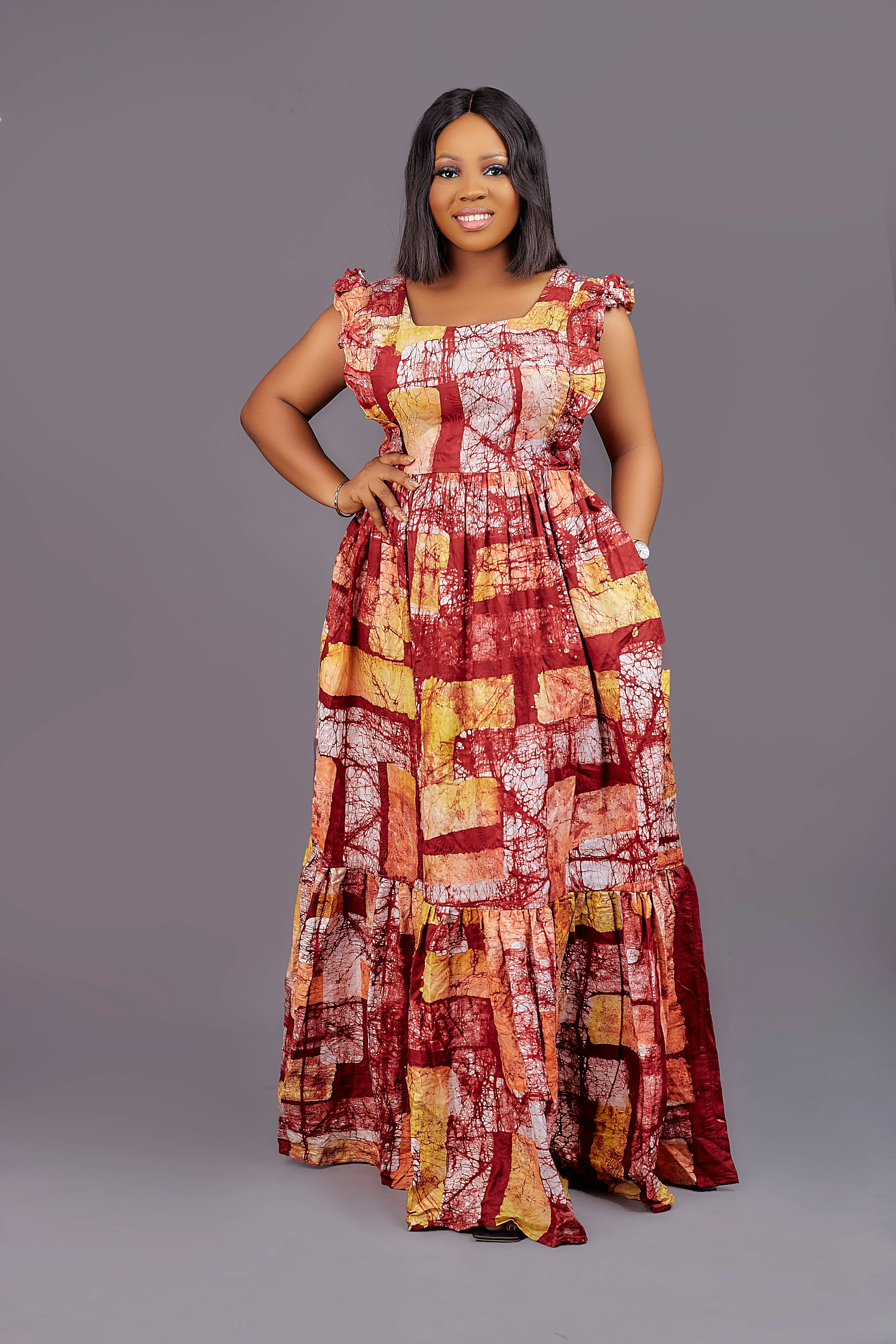 Thelma Adire  Dress