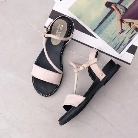 Unique Bottom Comfortable Buckle Women Sandals