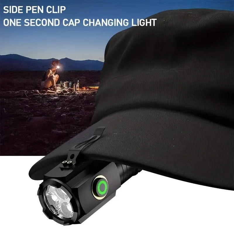 USB Rechargeable LED Flashlight Powerful Lightweight Waterproof 5 Modes