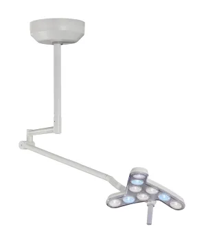 Waldmann D16073000, TRIANGO 100-3 C LED Medical Procedure Light, 100,000 lux, Ceiling Mounted, Dimming, Color Changing