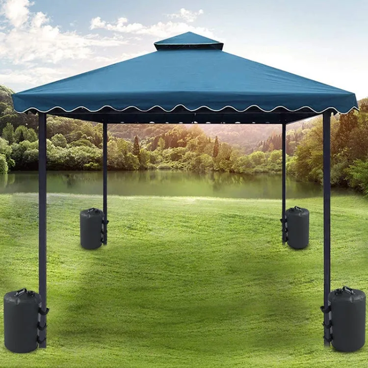 Water And Sand Multi-Function Tent Windproof Fixed Water Bag, Size: 18x40cm(Black)