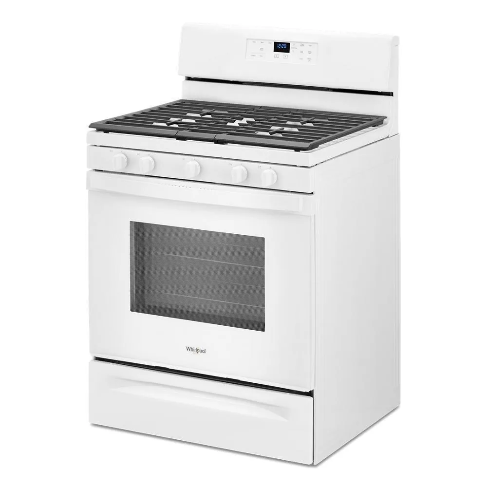 Whirlpool WFG525S0JW 5.0 cu. ft. Gas Range with Center Oval Burner