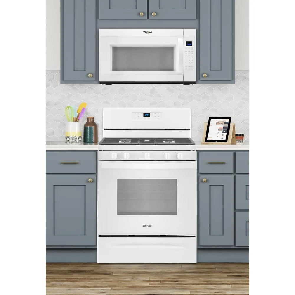 Whirlpool WFG525S0JW 5.0 cu. ft. Gas Range with Center Oval Burner