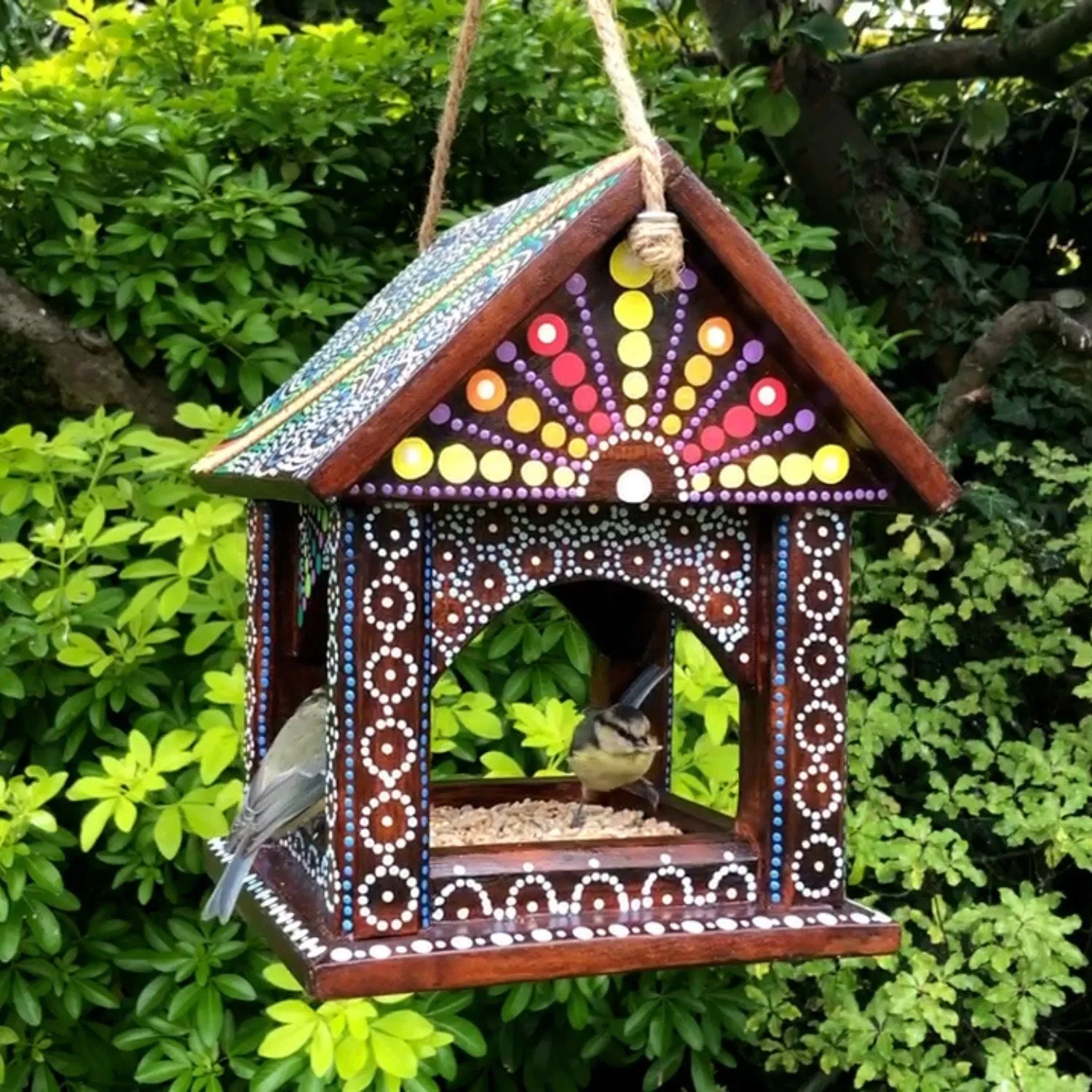 Wildlife World Artisan Hanging Bird Table