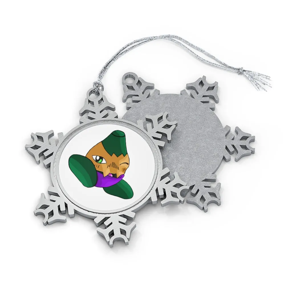 Woppit Pewter Snowflake Ornament