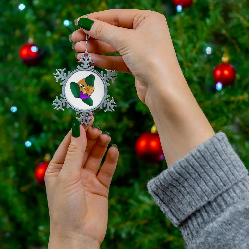 Woppit Pewter Snowflake Ornament