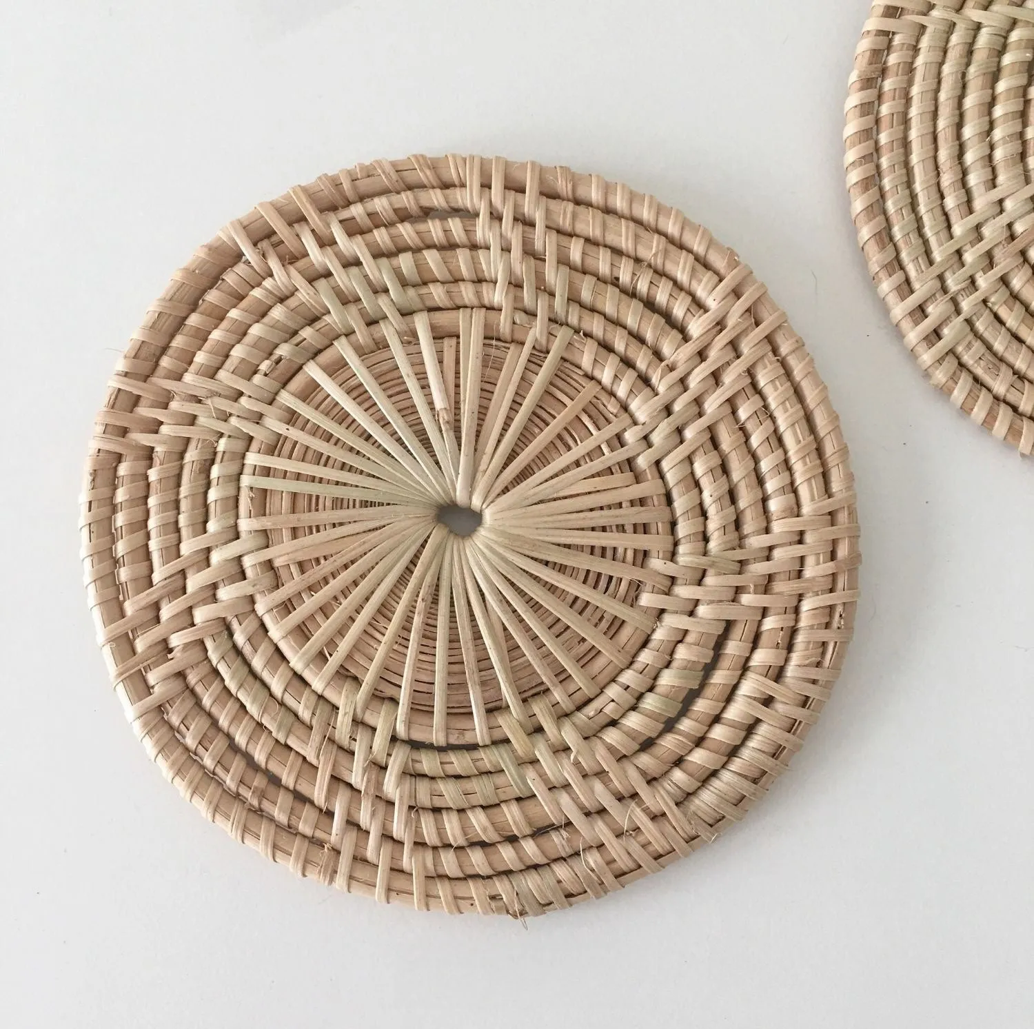 Woven Bamboo Cup Mat